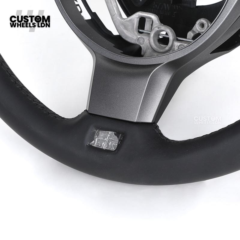 Toyota Custom GR86 Steering Wheel – OEM Fitment, GR Badge, Leather Finish | Fits GT86, BRZ, GR86 + more | Plug & Play Retrofit Upgrade