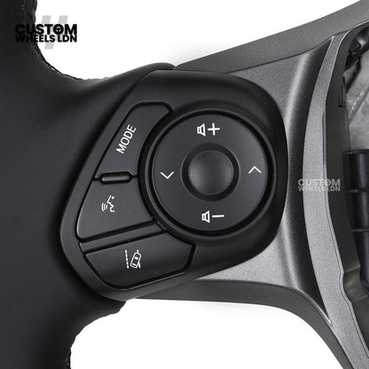 Toyota Custom GR86 Steering Wheel – OEM Fitment, GR Badge, Leather Finish | Fits GT86, BRZ, GR86 + more | Plug & Play Retrofit Upgrade
