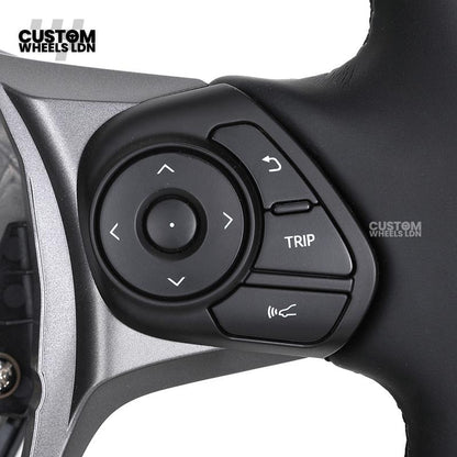 Toyota Custom GR86 Steering Wheel – OEM Fitment, GR Badge, Leather Finish | Fits GT86, BRZ, GR86 + more | Plug & Play Retrofit Upgrade