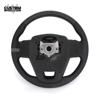 Toyota GR Custom Steering Wheel – Smooth Black Leather, OEM Trim, GR Badge, Factory Controls | Fits GR Yaris, GR Corolla, GR86 + more | Plug & Play | Retrofit Upgrade for Older Models