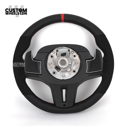 BMW Custom G-Series Flat Bottom Carbon LED Steering Wheel – Fits G20 G21 G22 G42 G80 G87 + more