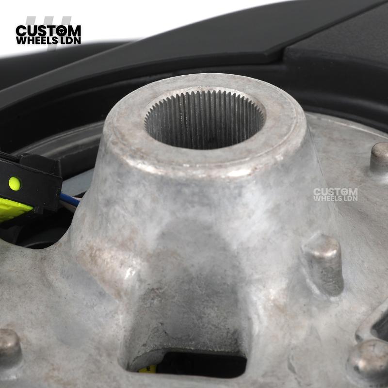 BMW Custom G-Series Steering Wheel – Alcantara Airbag, Smooth Leather Grip – Fits G20 G21 G30 G12 G15 G05 G07 + more