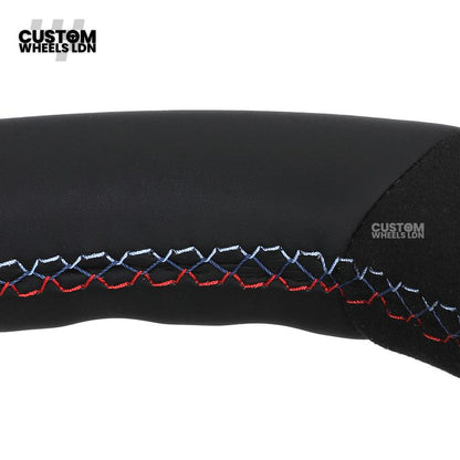 BMW Custom G-Series Flat Bottom Steering Wheel – Blue Stripe – Fits G20 G21 G22 G42 G80 G87 + more