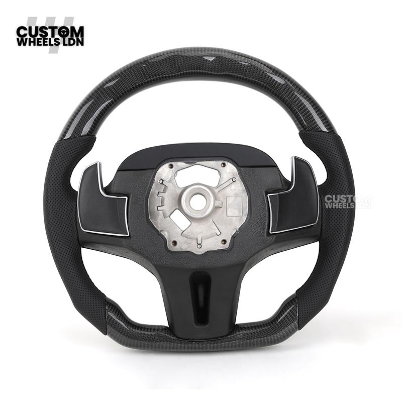 BMW Custom G-Series Flat Bottom Carbon LED Steering Wheel – Fits G20 G21 G22 G42 G80 G87 + more