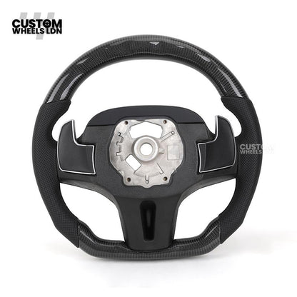BMW Custom G-Series Flat Bottom Carbon LED Steering Wheel – Fits G20 G21 G22 G42 G80 G87 + more