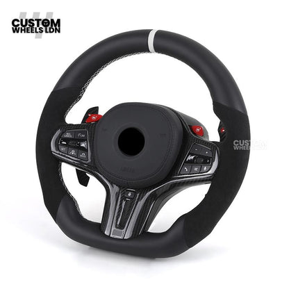 BMW Custom G-Series Heated M Performance Steering Wheel with M1/M2 Buttons – Fits G80 M3 G82 M4 G87 M2 + more