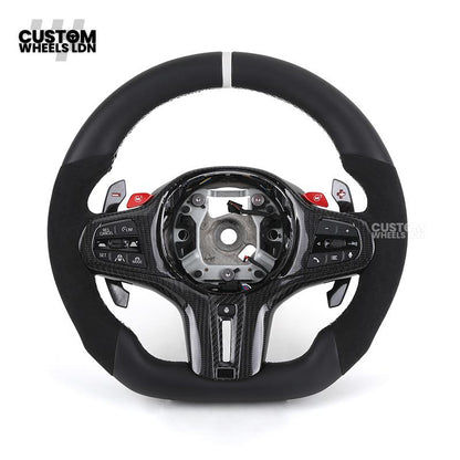 BMW Custom G-Series Heated M Performance Steering Wheel with M1/M2 Buttons – Fits G80 M3 G82 M4 G87 M2 + more