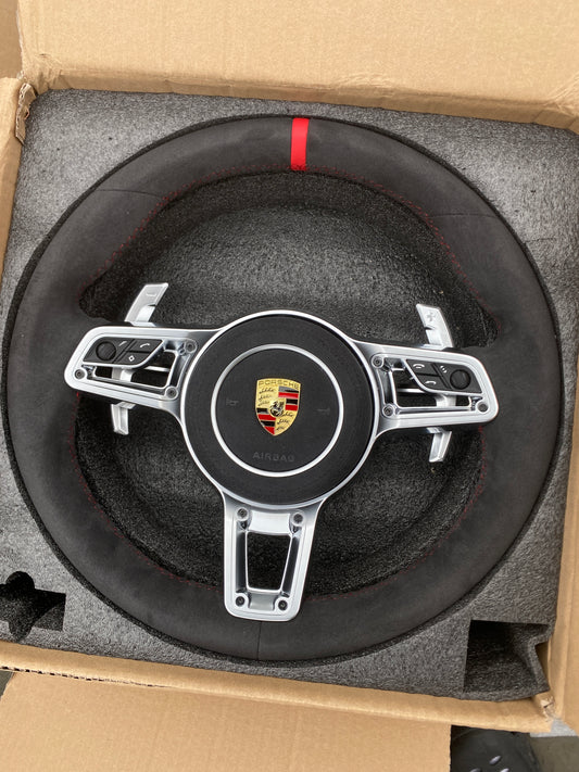 Porsche GT Style Custom Alcantara Steering Wheel