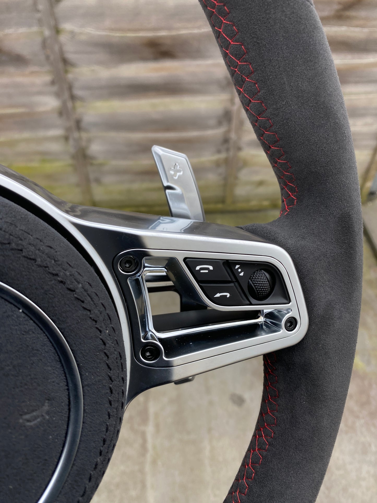 Porsche GT Style Custom Alcantara Steering Wheel