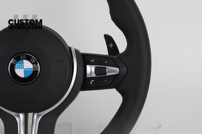 BMW Custom Steering Wheel | M-Sport Style | Thin Paddles | Plug & Play | Fits 1/2/3/4 Series + more