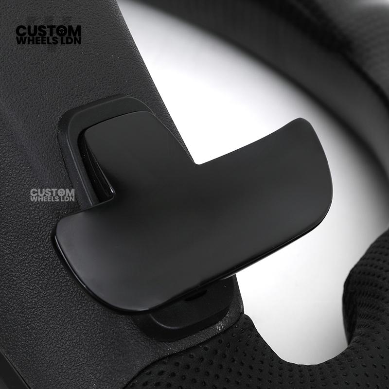 Mercedes Custom AMG Flat Bottom Steering Wheel – Perforated Leather & Gloss Carbon Fibre, LED Display, Piano Black Trim, Touch Control Buttons | Fits C-Class, E-Class, CLS, GLC, GLE, G-Class + more | Plug & Play | Retrofit Upgrade for Older Models