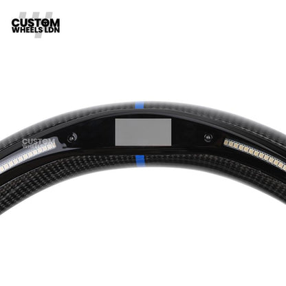 Volkswagen Mk7 Custom Steering Wheel Base – LED Display | Alcantara & Carbon Fibre | Core Frame Only