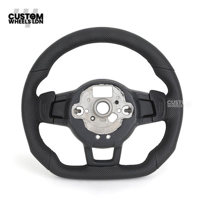 VW MK7 Custom Steering Wheel | LED Display, Perforated Leather, Carbon Fibre, Complete Plug & Play Wheel | Fits Golf MK7, GTI, R + more