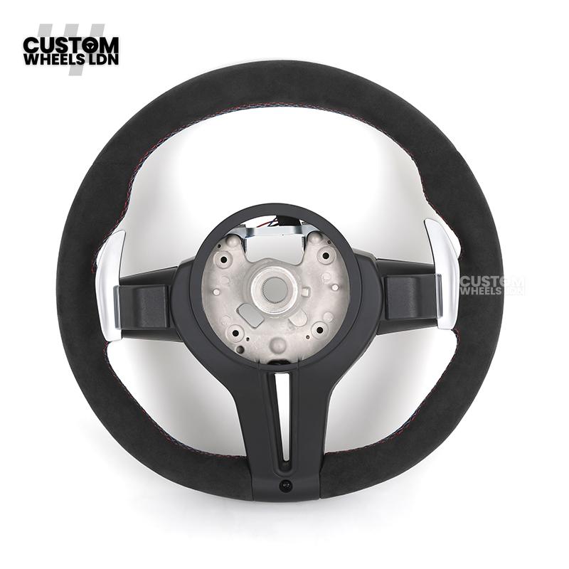 BMW Custom LED Steering Wheel – Alcantara with Carbon Trim & M-Stitching | Fits F20 F22 F30 F32 F36 F10 F06 F13 X1 X3 X4 X5 X6 + More