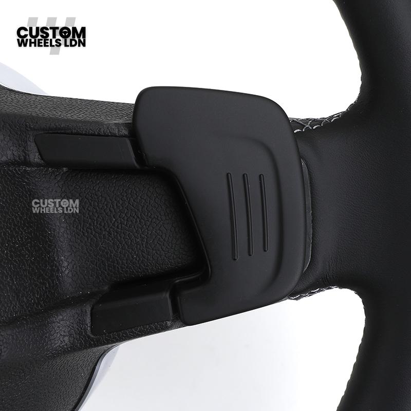 VW MK7 Custom Steering Wheel | Full Leather | Complete Plug & Play | Fits Golf GTI, R, GTD + more