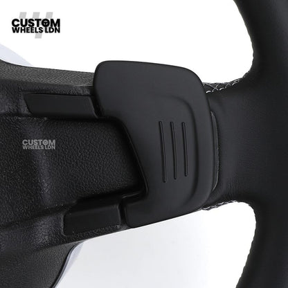 VW MK7 Custom Steering Wheel | Full Leather | Complete Plug & Play | Fits Golf GTI, R, GTD + more