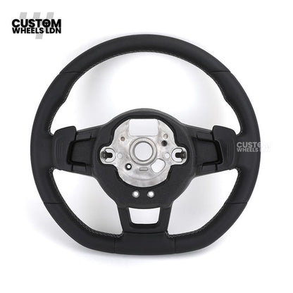VW MK7 Custom Steering Wheel | Full Leather | Complete Plug & Play | Fits Golf GTI, R, GTD + more