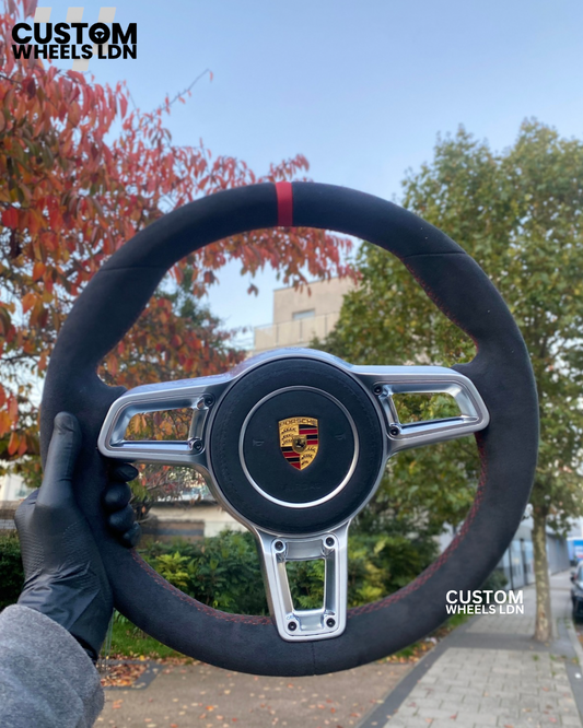 Porsche Custom Full Alcantara GT Sport Steering Wheel